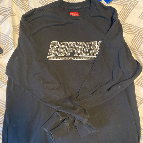 SUPREME SS20 STUDDED LOGO LONG SLEEVE - Picture 6 of 6